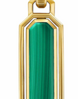 David Yurman Streamline® Inlay Amulet In 18k Yellow Gold With Black Onyx And Malachite, 30.7mm