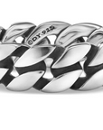 David Yurman Curb Chain Band Ring In Sterling Silver, 8mm