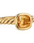 David Yurman Mercer® Stone Ring In 18k Yellow Gold With Citrine, 7mm