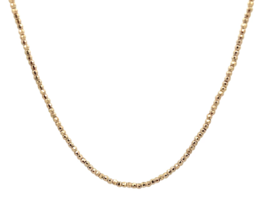 Brown & Co. 14k Yellow Gold Disco Bead Necklace