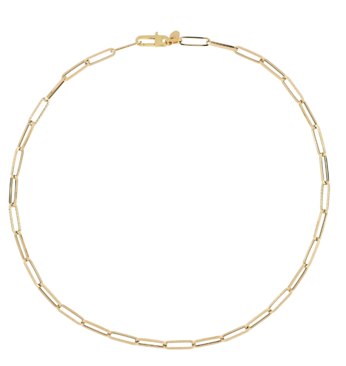 Brown & Co. 14k Yellow Gold Paperclip Necklace