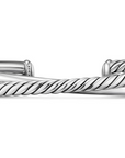 David Yurman Crossover Two Row Cuff Bracelet In Sterling Silver, 10.7mm