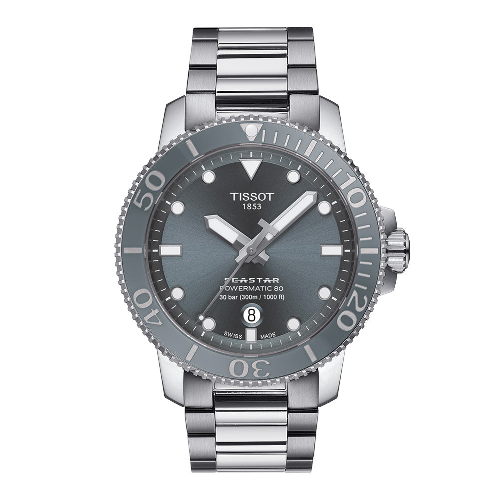 Tissot Stainless Steel 43mm Automatic Seastar Watch