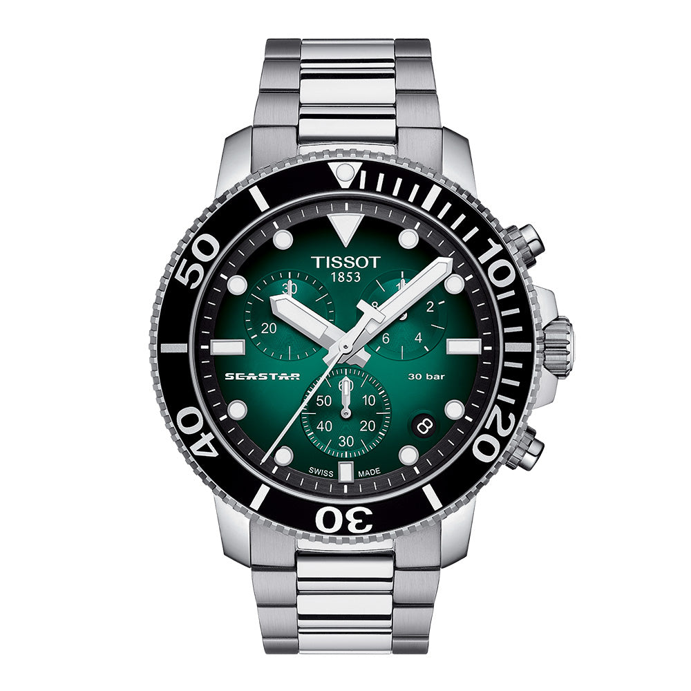 Tissot Stainless Steel 45.5mm Quartz Seastar Watch – Brown