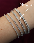 Brown & Co. 18k White Gold Medium Diamond Tennis Bracelet