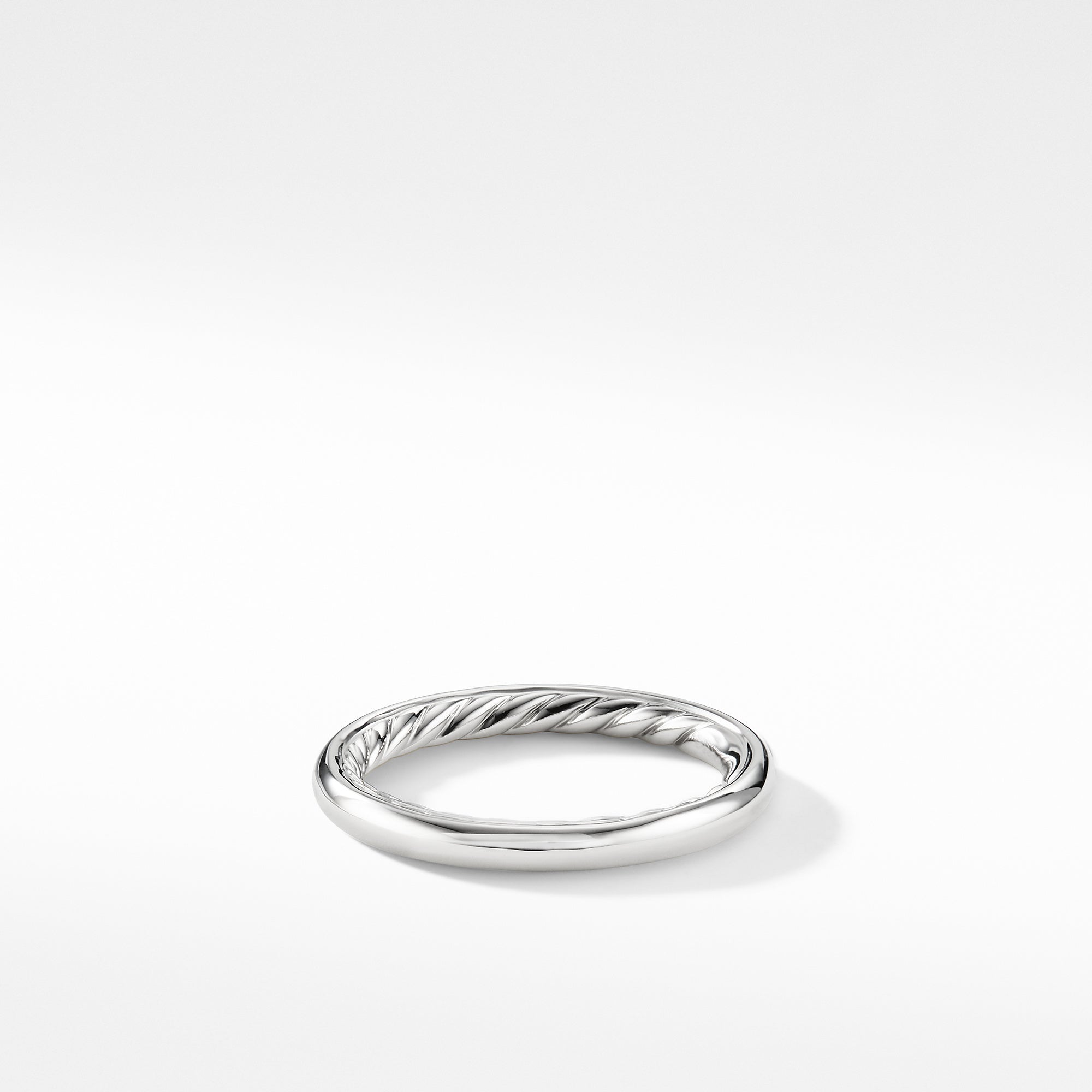 David Yurman Eden Band Ring In Platinum, 2.5mm