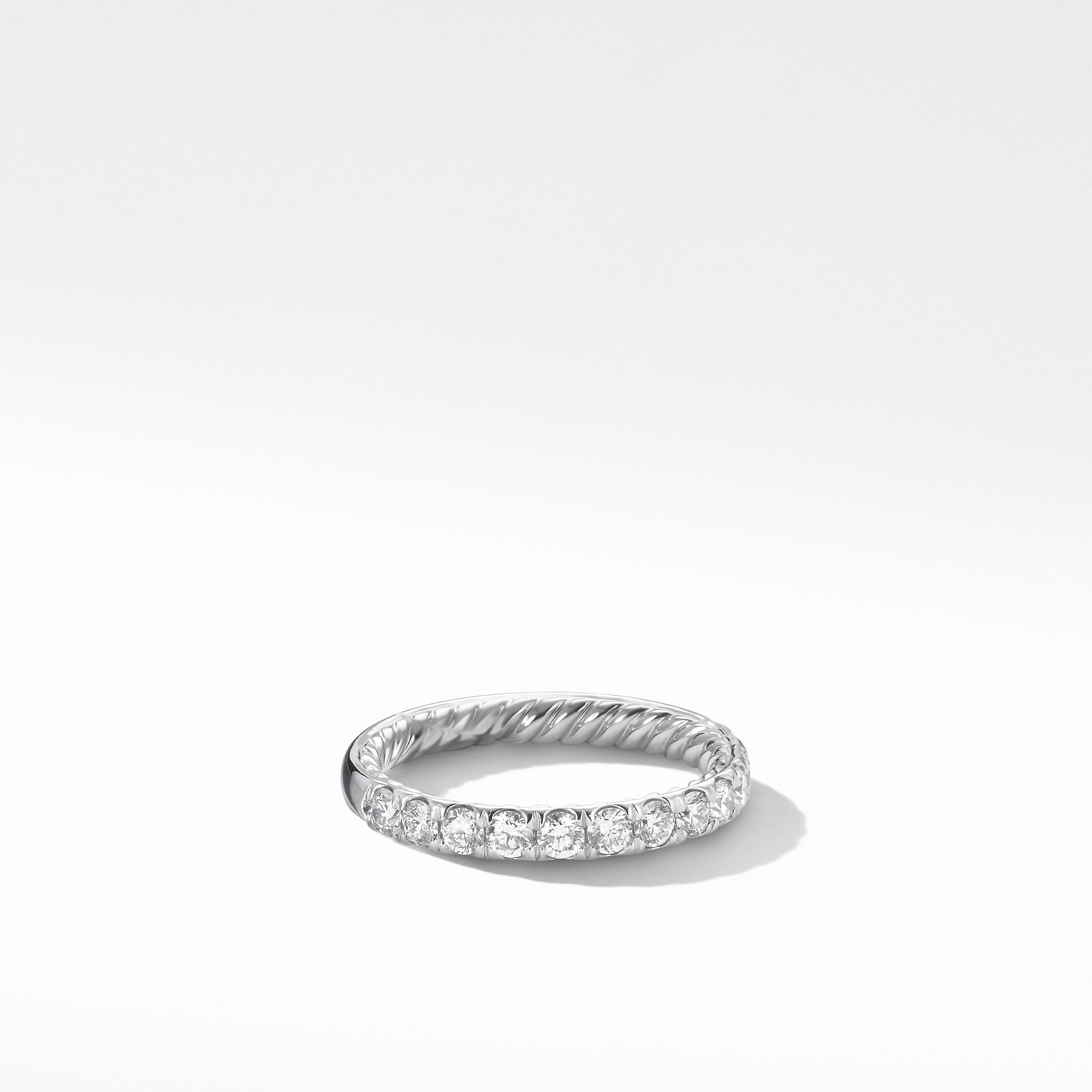 David Yurman 2.8mm Partway Band Di Plt