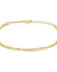 Zoë Chicco 14k Yellow Gold Triple Strand Chain Bracelet