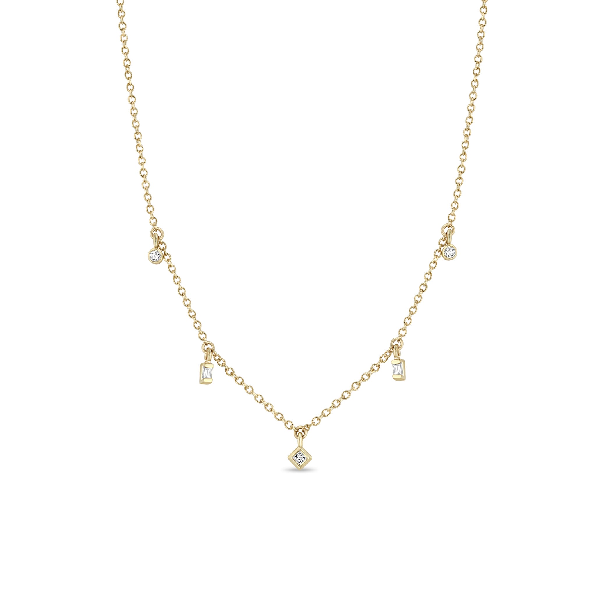 Zoë Chicco 14k Yellow Gold Diamond Necklace