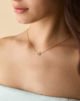 Pave Diamond Pendant Necklace, 0.22ctw