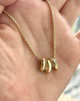 Sliding Bead Diamond Necklace, 0.13ctw