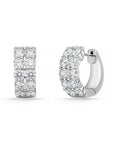 Memoire 18k White Gold Diamond Earrings