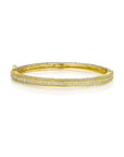 Engraved Diamond Bangle, 0.88ctw