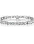 Brown & Co. 18k White Gold 7ct Diamond Tennis Bracelet