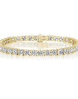 Brown & Co. 18k Yellow Gold 4ct Diamond Tennis Bracelet