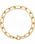 Edged Link Bracelet, 7.5 in