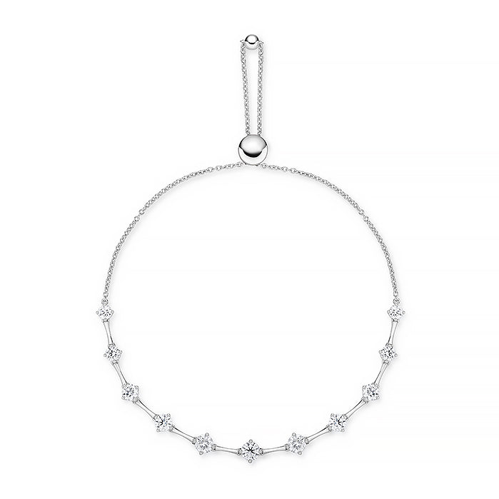Memoire 18k White Gold Cadence Diamond Bracelet