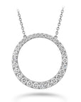 Memoire 18k White Gold Shapes Diamond Pendant