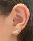 Phillips House 14k Yellow Gold Affair Diamond Earrings