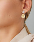 Marco Bicego 18k Yellow Gold Lunaria Diamond Earrings
