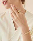Marco Bicego 18k Yellow Gold Lunaria Diamond Ring