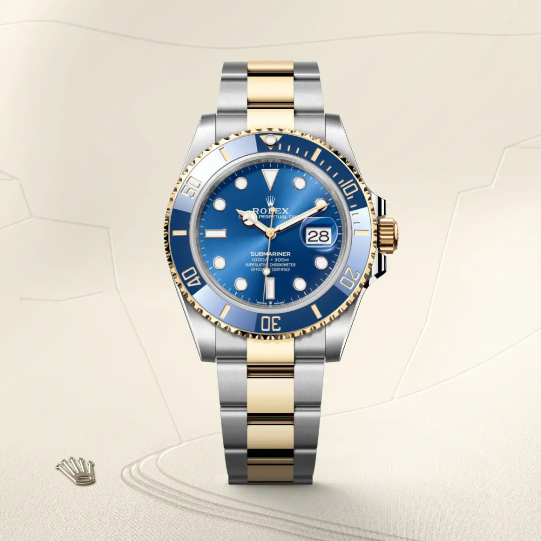 Rolex Submariner Date Oyster, 41 mm, Oystersteel and yellow gold