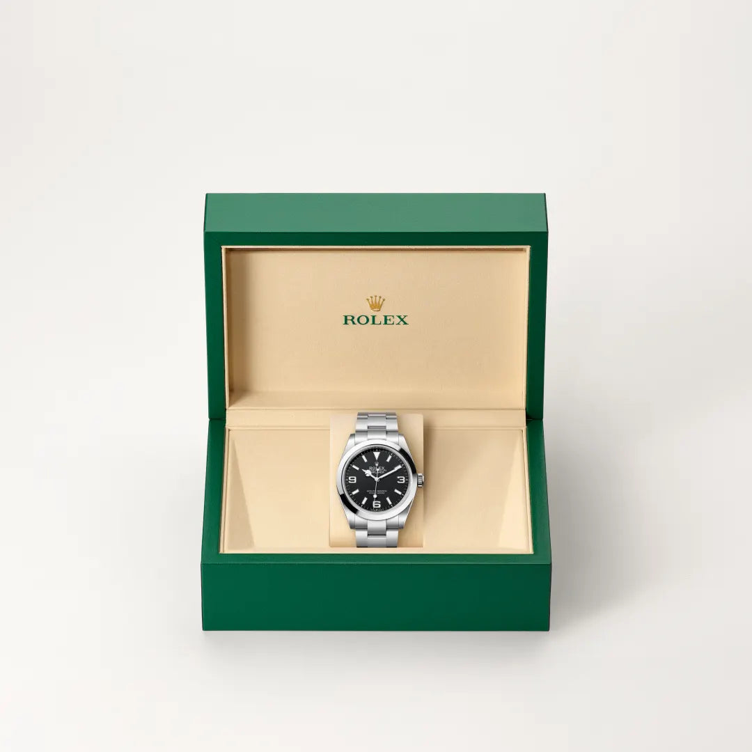 ROLEX　Mサイズボックス　4個セット Rolex Explorer 40 Oyster, 40 mm, Oystersteel M224270-0001 – Brown
