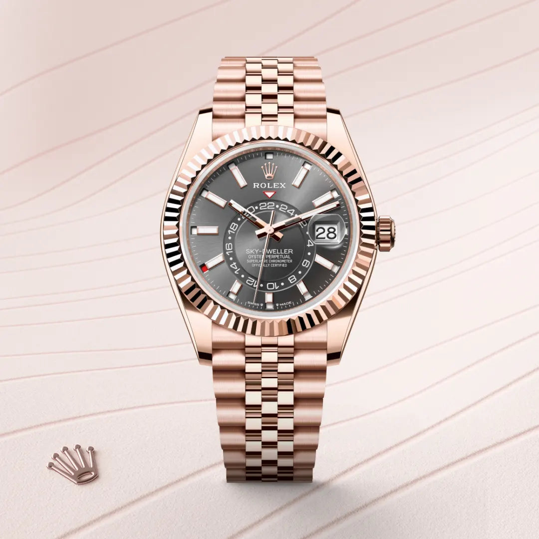Rolex Sky-Dweller Oyster, 42 mm, Everose gold M336935-0008 – Brown