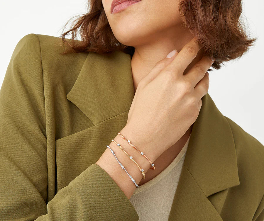 Marco Bicego 18k Yellow Gold Marrakech Diamond Bracelet