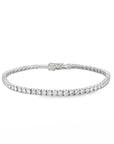 Brown & Co. 18k White Gold Medium Diamond Tennis Bracelet