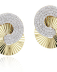 Phillips House 14k Yellow Gold Aura Diamond Earrings