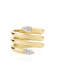 Phillips House 18k Yellow Gold One Of One Diamond Ring
