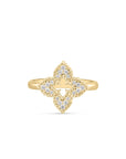 Roberto Coin 18k Yellow Gold Venetian Princess Diamond Ring