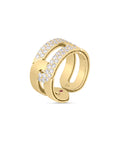 Roberto Coin 18k Yellow Gold Navarra Diamond Ring