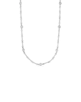 Roberto Coin 18k White Gold Diamonds By The Inch Diamond Necklace