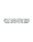 Alternating Emerald Cut & Round Diamond Band, 1.14ctw