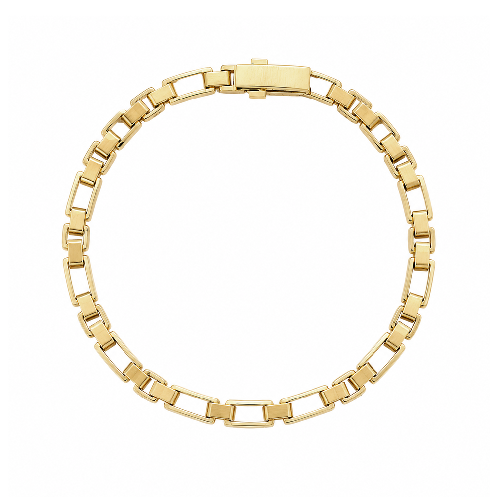 Figueroa Box Chain Bracelet, 8.75 inches