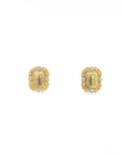 Estate 18k Yellow Gold Earrings