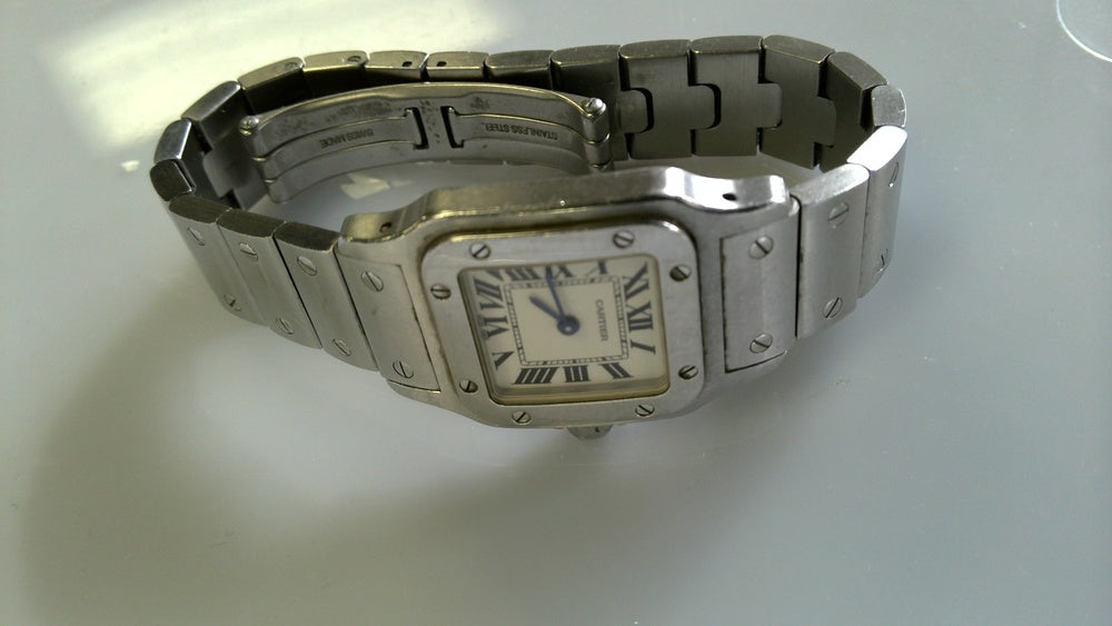 Pre-Owned Cartier Santos Galbee Small Model