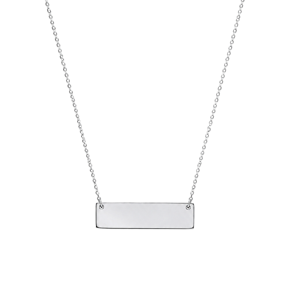 Engravable Bar Necklace