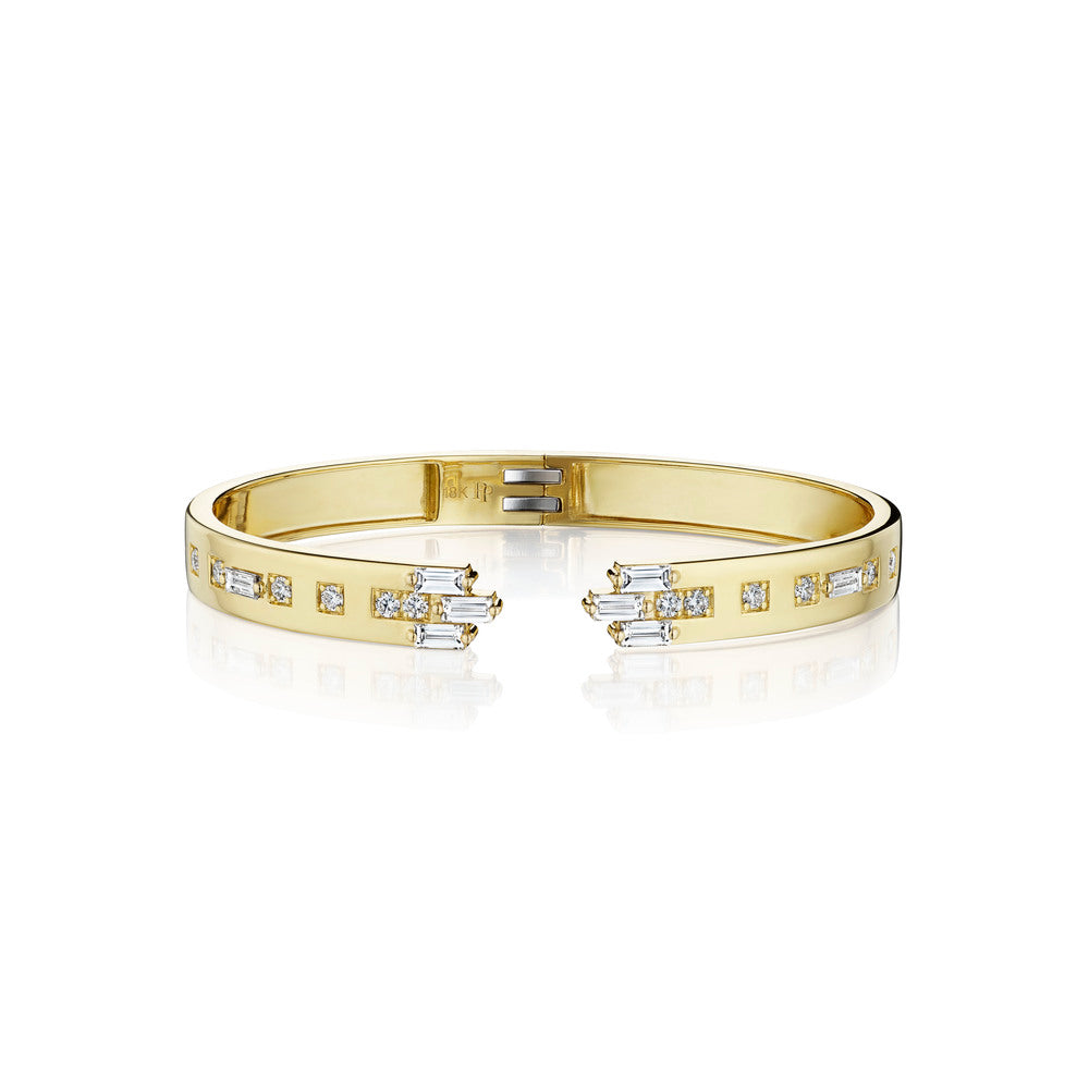 Diamond Cuff Bangle, 1.30ctw