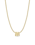 Sliding Bead Diamond Necklace, 0.13ctw
