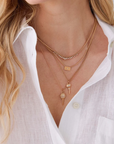 Graduating Diamond Box Chain Necklace, 0.54ctw