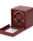 Bordeaux Single Watch Winder With Cover