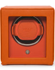 Orange Single Watch Winder With Cover