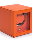 Orange Single Watch Winder With Cover