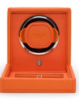 Orange Single Watch Winder With Cover