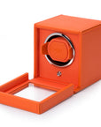 Orange Single Watch Winder With Cover