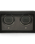 Black Double Watch Winder With Cover