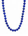 Lapis Beaded Necklace, 18 inches